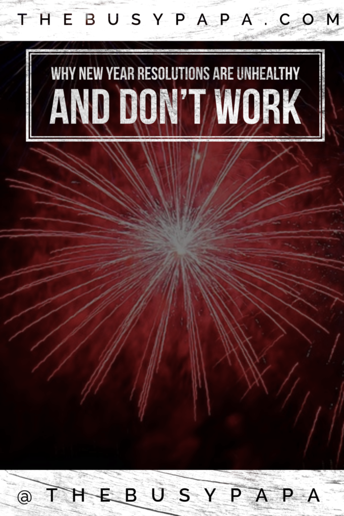 Why New Year Resolutions Are Unhealthy and Don’t Work
